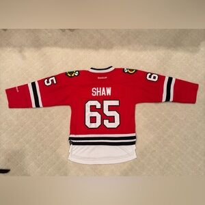 Reebok Kids Chicago Blackhawks Shaw Hockey Jersey